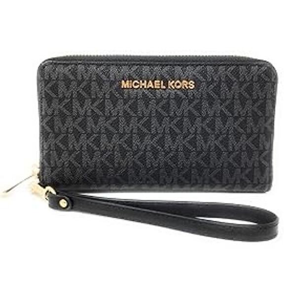 Michael Kors Jet Set Travel Large Flat Multifunction Phone C - Picture 1 of 3